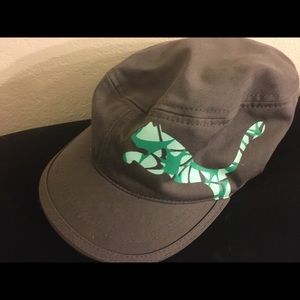 Puma cadet hat green mosaic women men